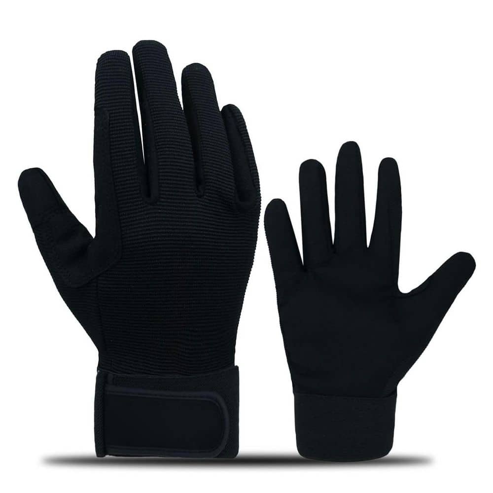 Horse Riding Replacement Gloves Microfiber Stretchable Mesh Breathable Reinforced Grip Velcro Wrist 1 Pair price history on PriceWatchPro