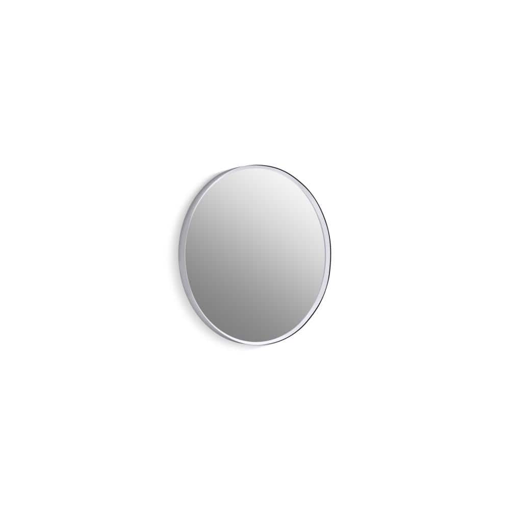 Essential 22" Round Polished Chrome Bathroom Vanity Mirror