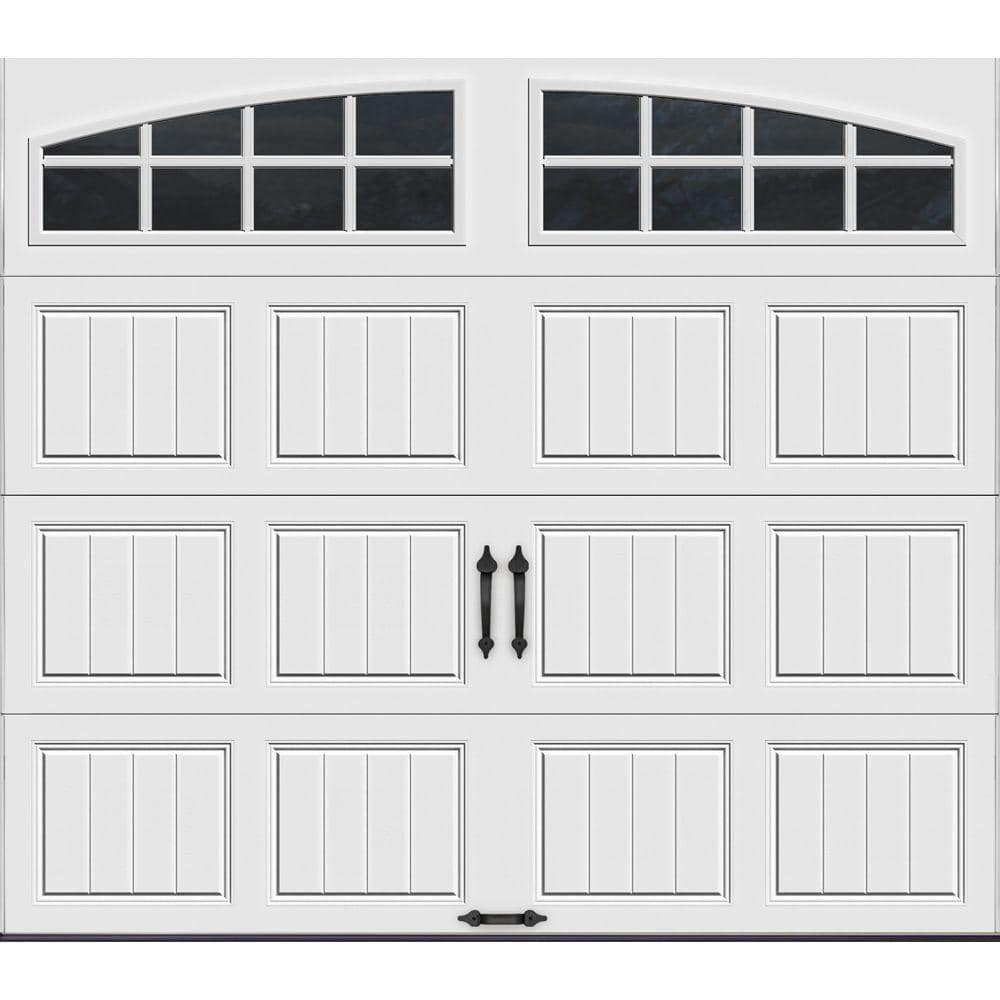 Clopay Gallery Collection 8 ft. x 7 ft. 6.5 R-Value Insulated White ... - Clopay Garage Doors Gr1sp Sw Grla1 64 1000