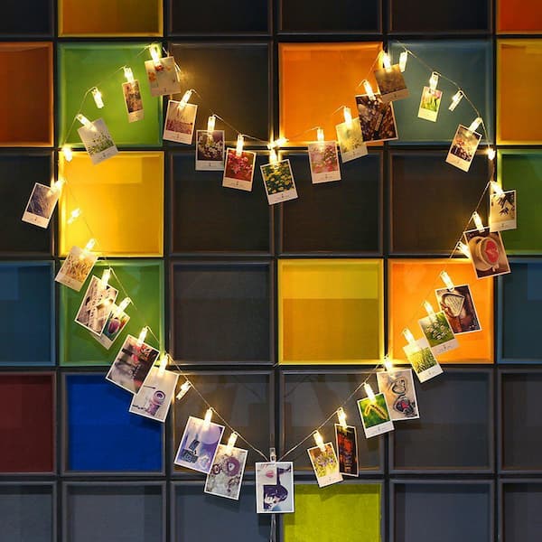 20 LED Photo Clip String Lights for Hanging Photos LED String Lights Home Decor 
