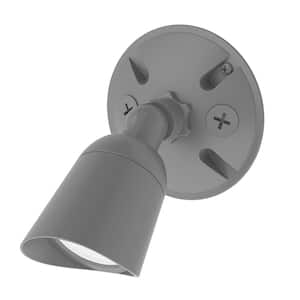 Endurance Single Spot 15-Watt Graphite Outdoor Integrated LED Spot Light, 3000K