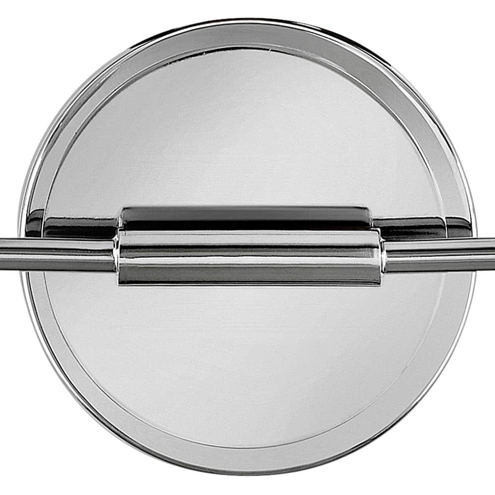 Chrome 2-Light Vanity with Etched Opal Glass Shades