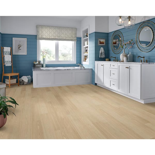 Pergo Outlast+ Sparrow Patel Oak 12 mm T x 7.4 in. W Waterproof Laminate Wood Flooring (19.63 sq. ft./Case)