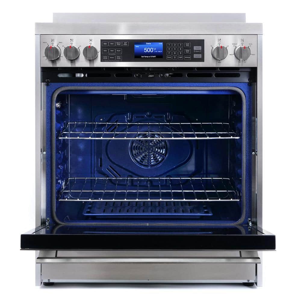 Cosmo 30" Stainless Steel Electric Range with Convection Oven