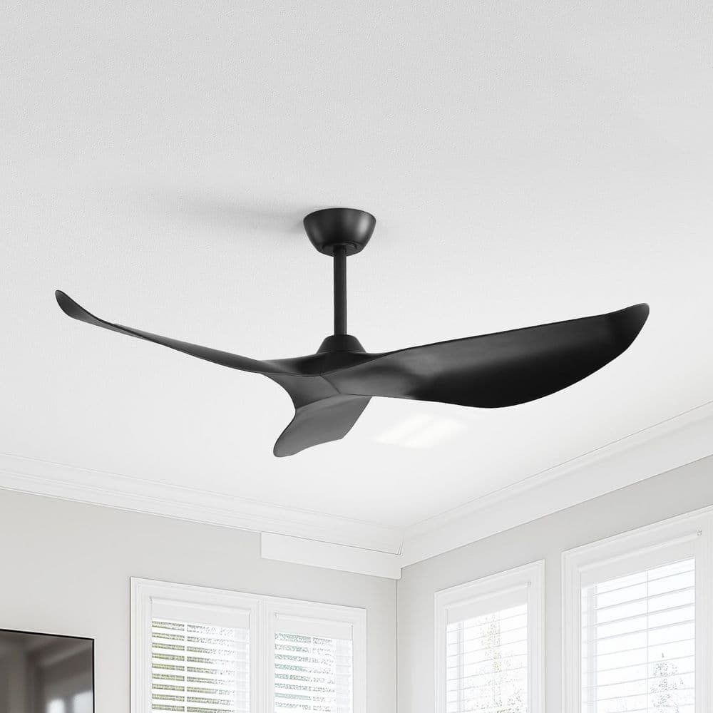 38 in. Indoor/Outdoor Black Ceiling Fan without Light for Bedroom, Quiet 6-Speed Reversible DC Motor Included price history on PriceWatchPro