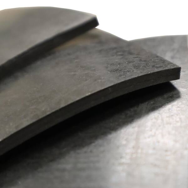 Rubber-Cal EPDM Rubber Sheet Black 60A 0.187 in. x 36 in. x