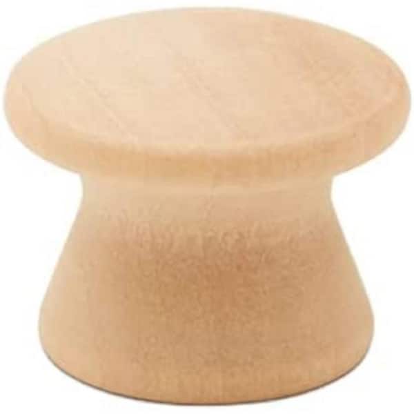 Woodpeckers Crafts End Grain Wood Knobs 1 in. Pack of 50