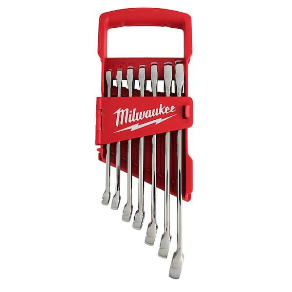 Milwaukee - Combination SAE Wrench Mechanics Tool Set (7-Piece)