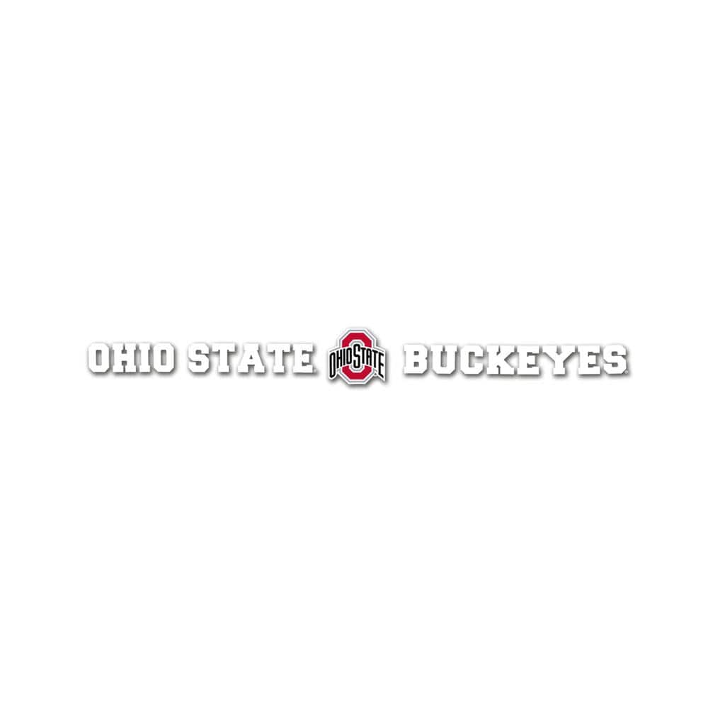 Ohio State Buckeyes 4" x 4" Logo Truck Car Auto Window Die Cut Decal Team Colors 