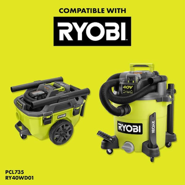 RYOBI 1‑7/8 in. 4-Piece. Wet/Dry Vacuum Accessory Kit with Crevice
