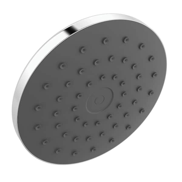 PivotPro 1-Spray Patterns 7 in. Wall Mount Fixed Shower Head in Chrome