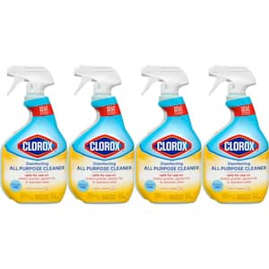 32 oz. Crisp Lemon Scent Bleach Free Disinfecting All-Purpose Cleaner Spray (4-Pack)