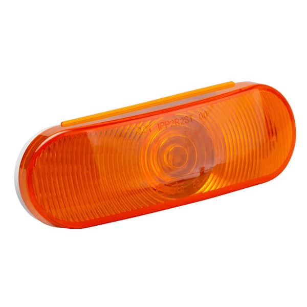 Torsion Mount III Oval Stop Tail Turn Light - Front Park, Female Pin, Amber Turn