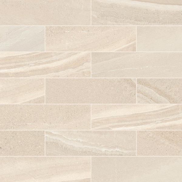 Seville Beige Matte 3.75 in. x 12 in. Porcelain Floor and Wall Tile (6.25 sq. ft./Case)