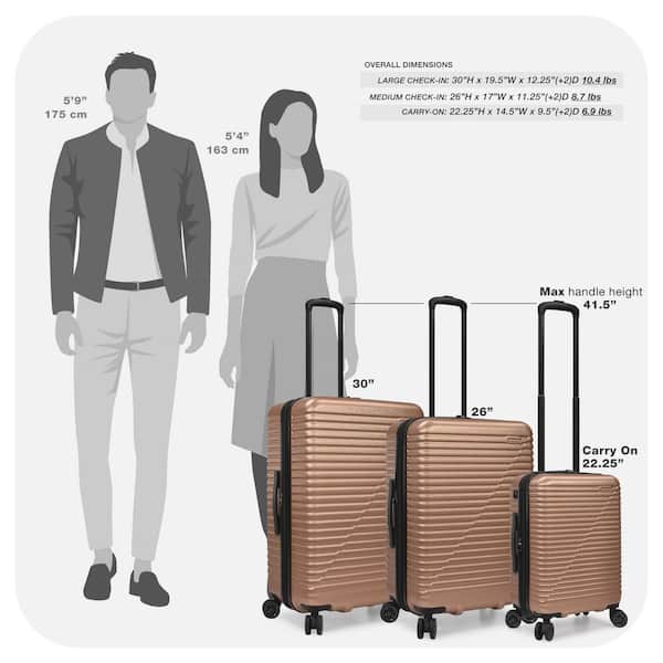 Travel Select Sunny Side 3-Piece Hard Side Expandable Spinner
