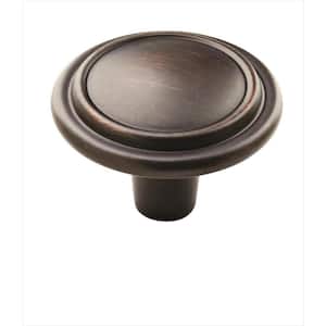 Allison Value 1-1/4 in. (32 mm) Oil-Rubbed Bronze Round Cabinet Knob (25-Pack)