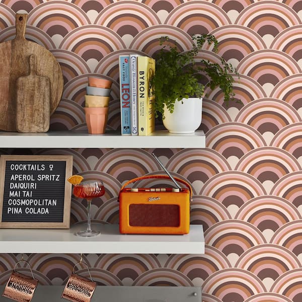 Curve Earth Matte Non Woven Removable Paste the Wall Wallpaper