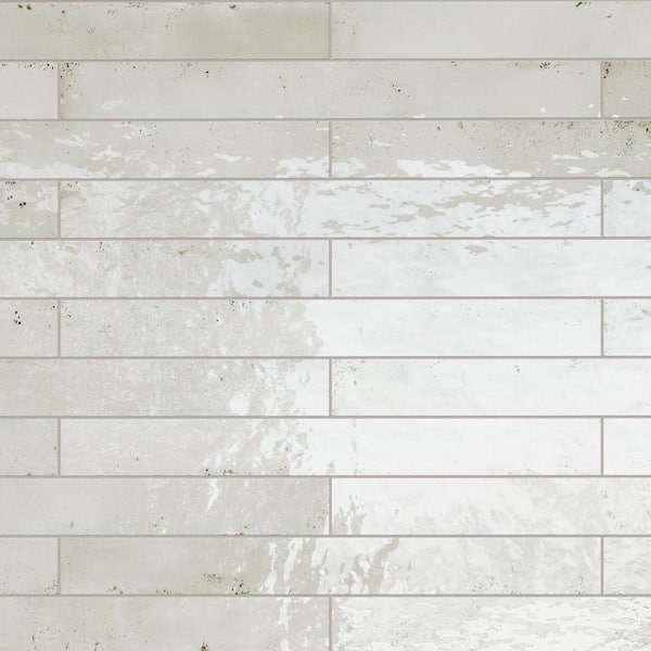 Scottsdale Light Grey 2 in. x 18 in. Porcelain Floor and Wall Tile (7.42 sq. ft. /Case)