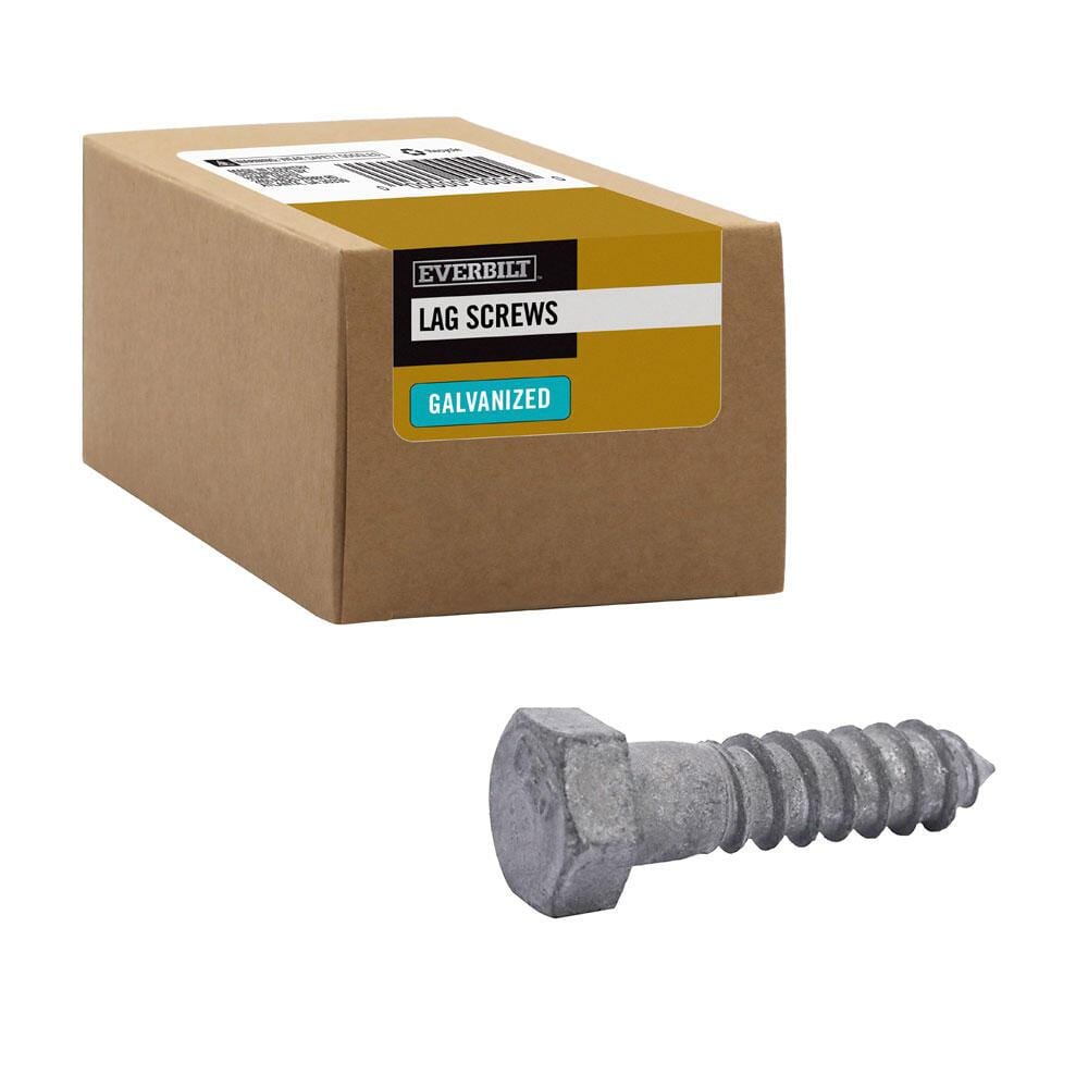1/2 in. x 1-1/2 in. Hex Galvanized Lag Screw (25-Pack) price history on PriceWatchPro