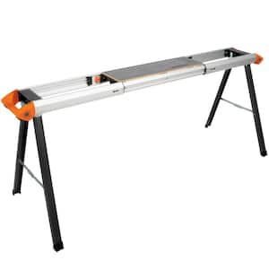 70 in. x 29 in. Expandable Lightweight Aluminum Sawhorse with 500 lbs. Capacity