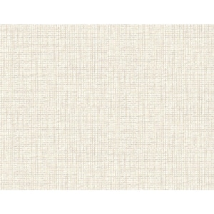 Woven Summer White Grid Paper Strippable Roll (Covers 60.8 sq. ft.)