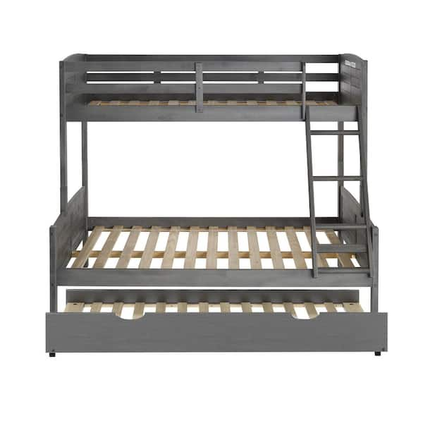 Donco louver twin over full bunk best sale bed