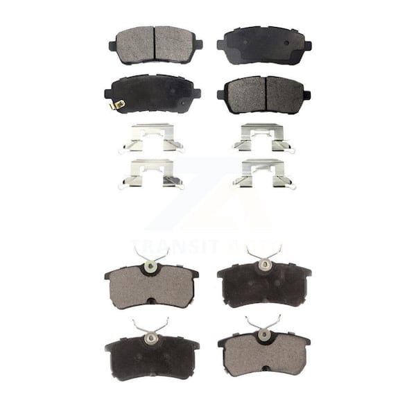 TEC Front Rear Ceramic Brake Pads Kit For Ford Fiesta KTC-100211