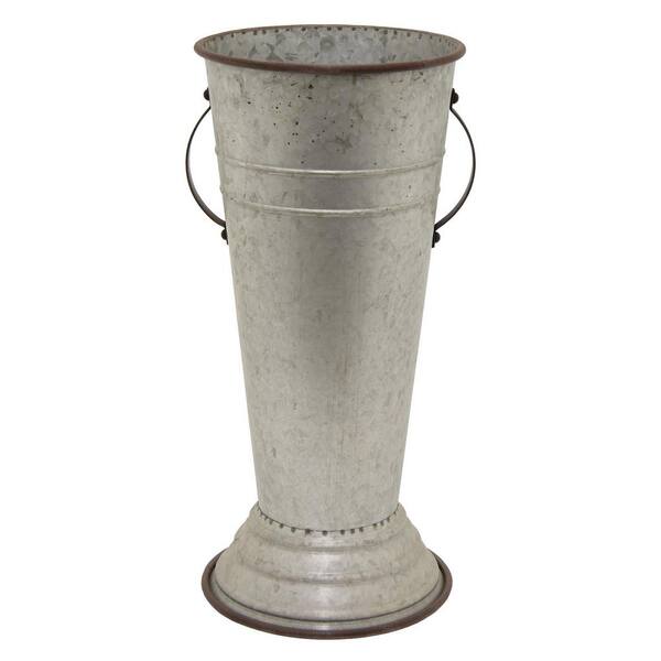 THREE HANDS 11 in. x 10 in.  Planter in Gray