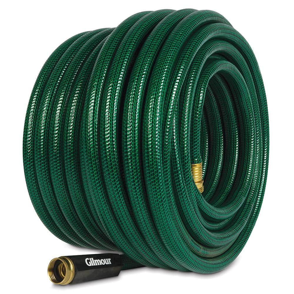 Gilmour 5/8 in. Dia x 100 ft. Medium-Duty Water Hose 819001-1004 - The Home  Depot