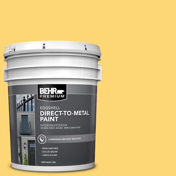 5 gal. #PPU6-13 Hawaiian Pineapple Eggshell Direct to Metal Interior/Exterior Paint