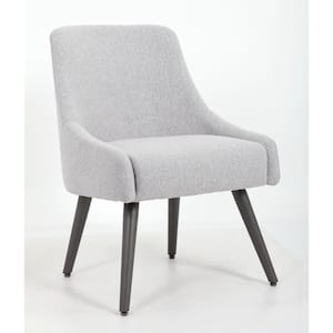 BOSS Gray Fabric Pull-Up Desk Chair Armless