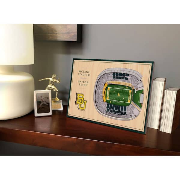 YouTheFan NCAA Baylor Bears 3D Views Desktop Display McLane Stadium