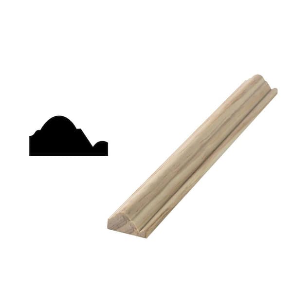 Woodgrain Millwork WG PM7 - 13/16 in. x 1-5/16 in. Solid Pine Wainscot Paneling Panel Moulding