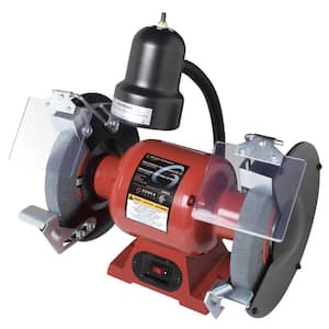 Genesis GBG800L Bench Grinder with Dual Light 8 8