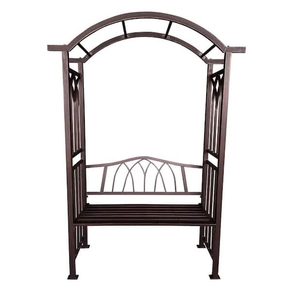 86 in. x 60 in. Aluminum Garden Arbor