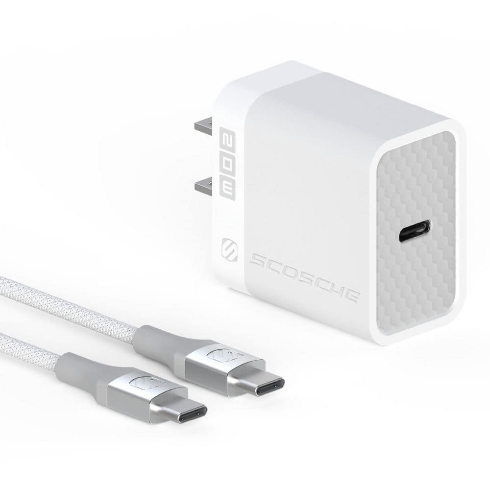 20W USB-C Wall Charger Block with Strikeline 6 ft. Braided USB-C to USB-C Cable Bundle price history on PriceWatchPro