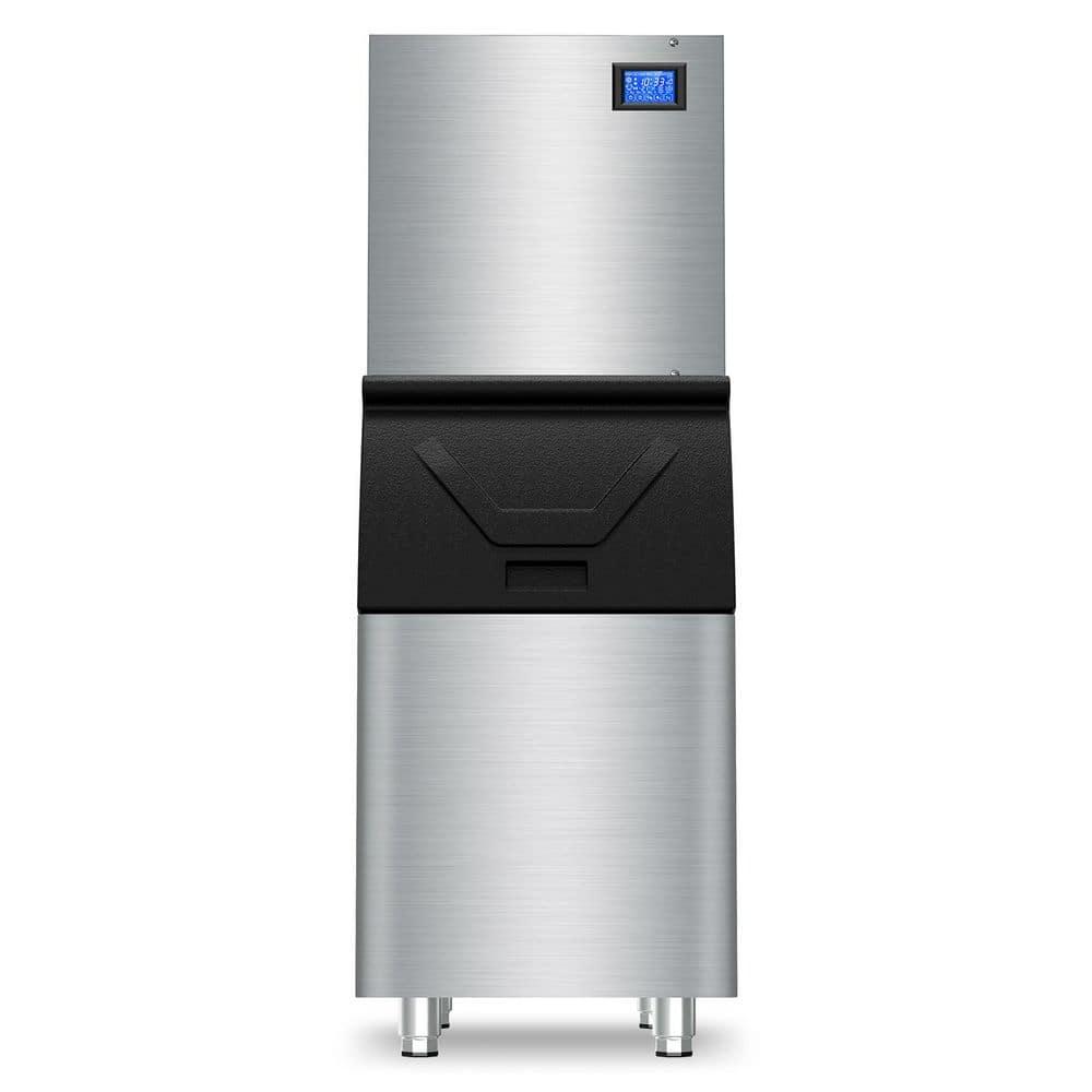 22 in. Freestanding Commercial Ice Maker 500 lbs./24 H Stainless Steel Ice Machine with Full Size Cubes