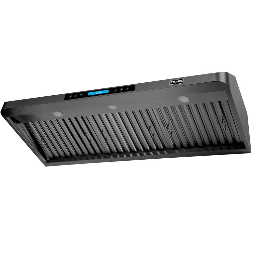 48 in. 900 CFM Designer Ducted Under Cabinet Range Hood in Black PVD Stainless Steel, LED Light, Dishwasher-Safe Filters price history on PriceWatchPro