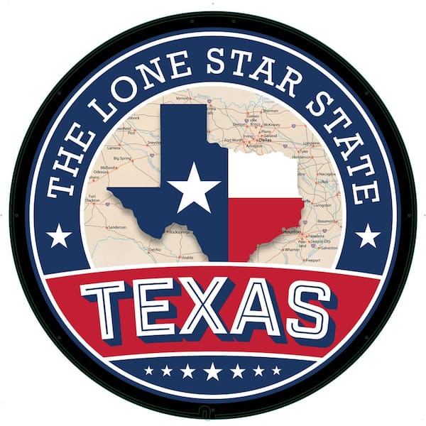 Evergreen 23 in. Texas Lone Star State Plug-In LED Lighted Sign