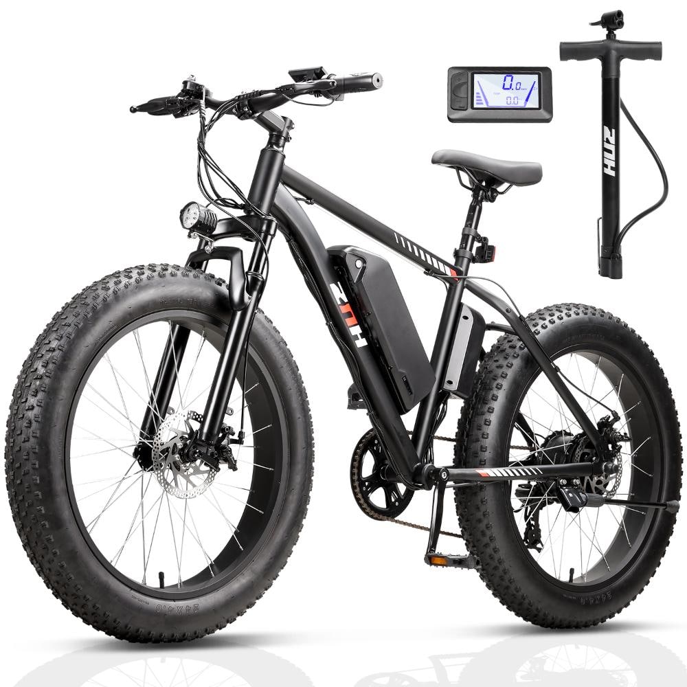 JUJABU Black 24 in. Electric Bike, Peak 1000W Ebike with 20 Mph & 80 Miles for Adults