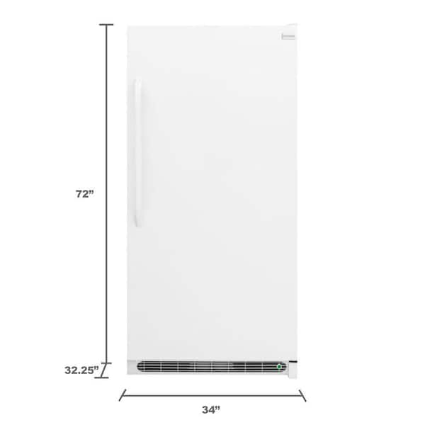 Frigidaire 20 cu. ft. Frost Free Upright Freezer in White, ENERGY