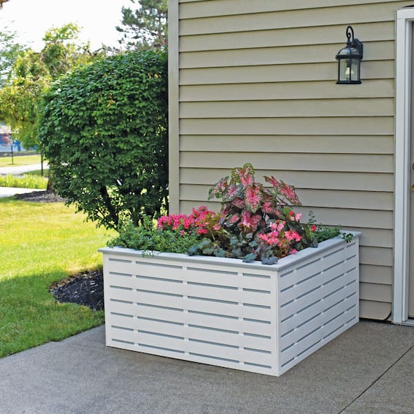 Barrette Outdoor Living 2 ft. x 4 ft. Boardwalk White Barrette Outdoor Living 2 ft. x 4 ft. Boardwalk White