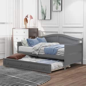 Harper & Bright Designs Gray Twin Wood Daybed with Trundle only 4.73: eDeal Info