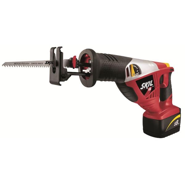 Skil Factory Reconditioned Ni-Cad Cordless Electric Reciprocating Saw Kit with Battery