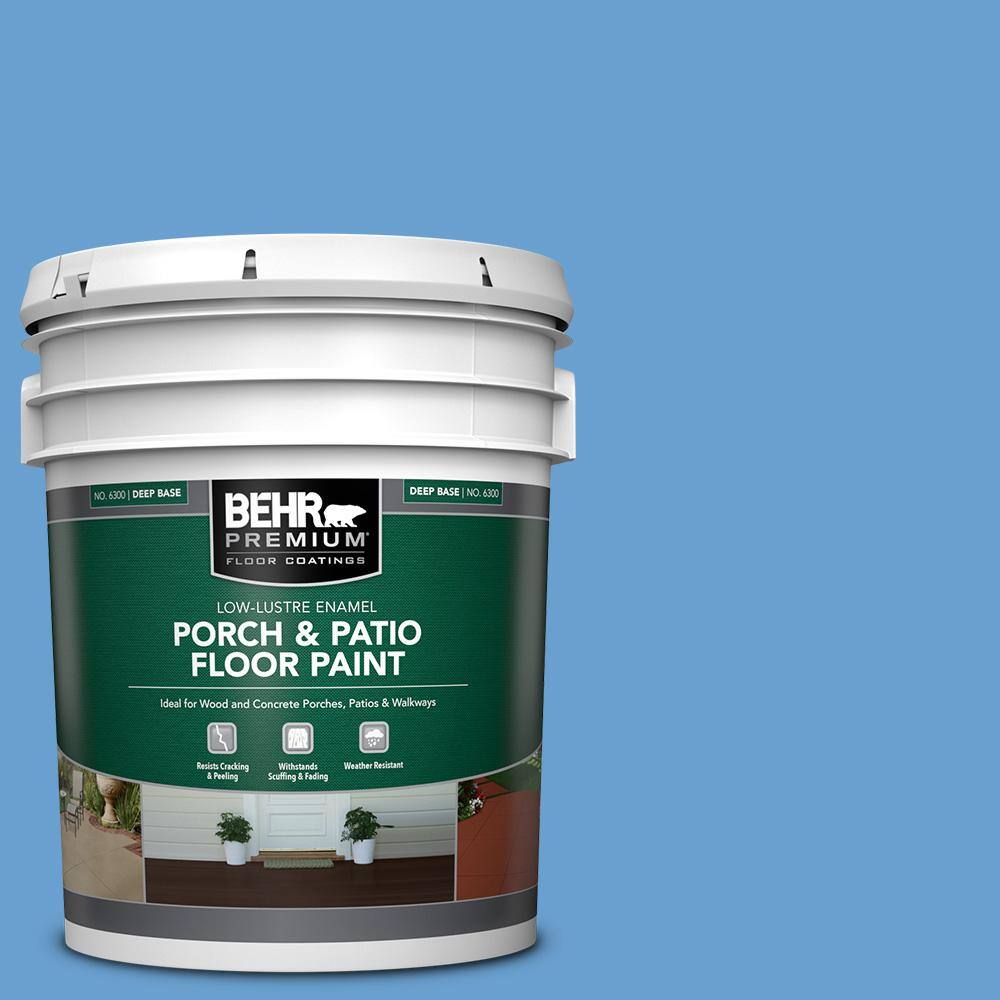 5 gal. #P520-4 Cornflower Low-Lustre Enamel Interior/Exterior Porch and Patio Floor Paint price history on PriceWatchPro