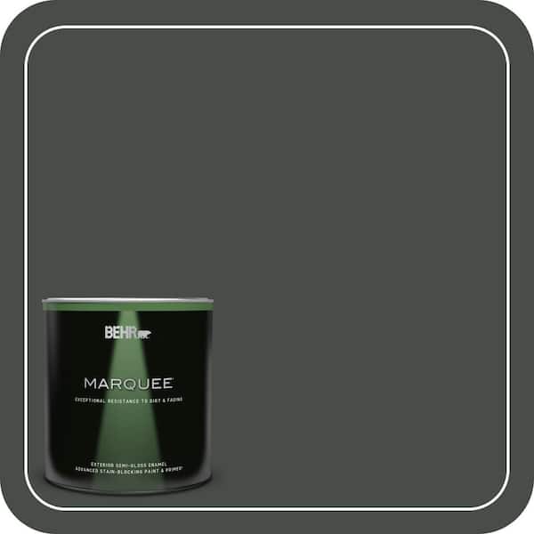BEHR MARQUEE 1 qt. #PPF-55 Forest Floor Semi-Gloss Enamel Exterior Paint & Primer