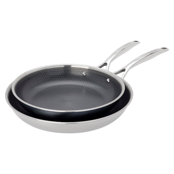 Paradigm Ceramic 2-Piece Stainless Steel Induction Frying Pan Set