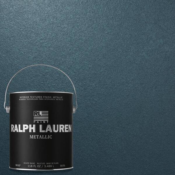 Ralph Lauren 1 gal. Rich Blue Silver Metallic Specialty Finish Interior Paint