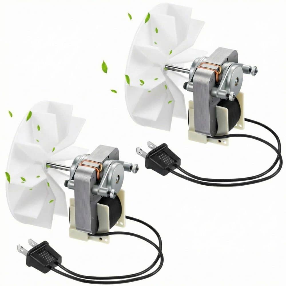 0.65A Efficient Bathroom Exhaust Fan Motor Kit with 6 ft. Cord, 50CFM Airflow, 120V, 2 Piece Replacement price history on PriceWatchPro