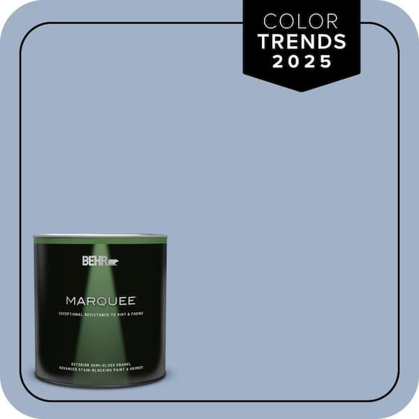 BEHR MARQUEE 1 qt. #S530-3 Aerial View Semi-Gloss Enamel Exterior Paint & Primer
